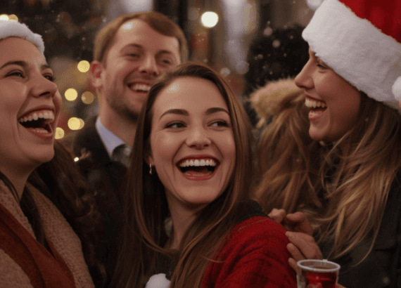 gruppe lacht wein tasting koeln geschenk haus der manufakturen