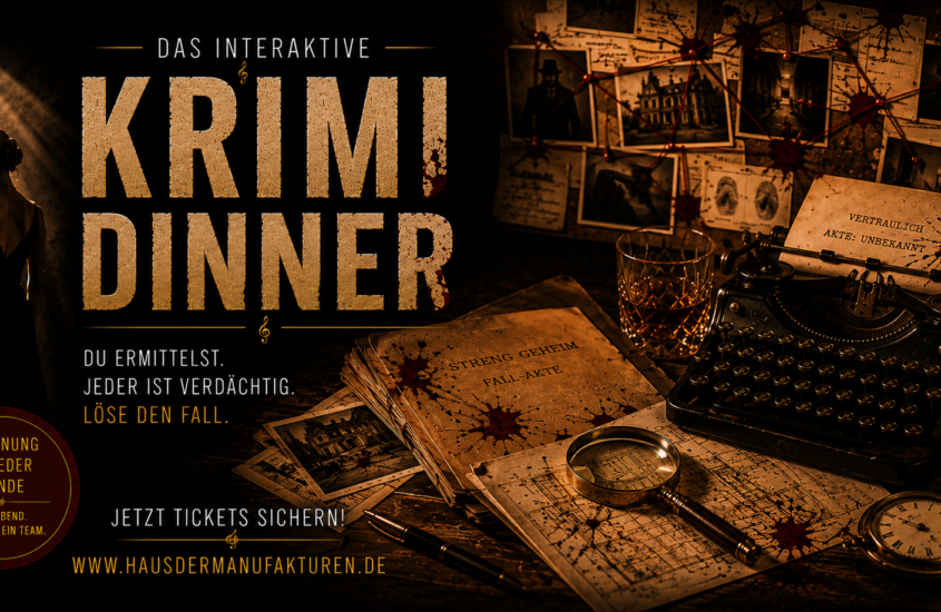 Date Night Köln Interaktives Krimidinner als besonderes Erlebnis