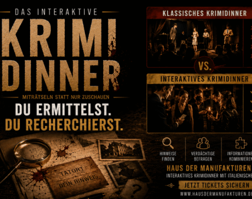 Interaktives Krimidinner Köln miträtseln statt zuschauen